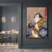 Half-legth portrait of Bazui Chobel by Utagawa Kuniyoshi - Canvas Artwork