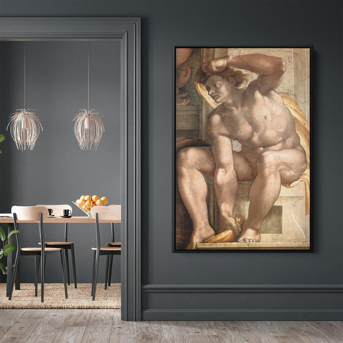 Ignudo by Michelangelo - Canvas Artwork