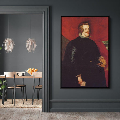 King Philip IV of Spain by Diego Velazquez - Canvas Artwork