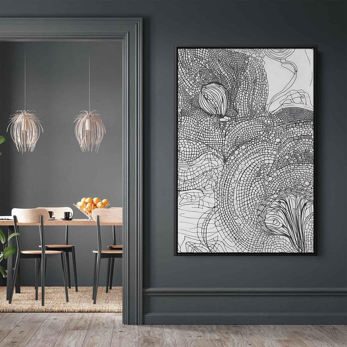 Line Art Sunset #222 - Kanvah