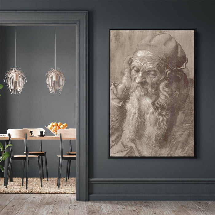 Man Aged 93 (brush & ink on paper) by Albrecht Durer - Canvas Artwork