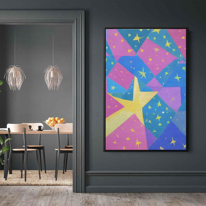 Pastel Bauhaus Stars #210 - Kanvah