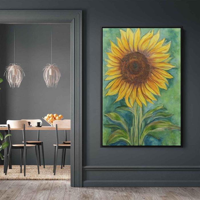 Watercolor Sunflower #214 - Kanvah