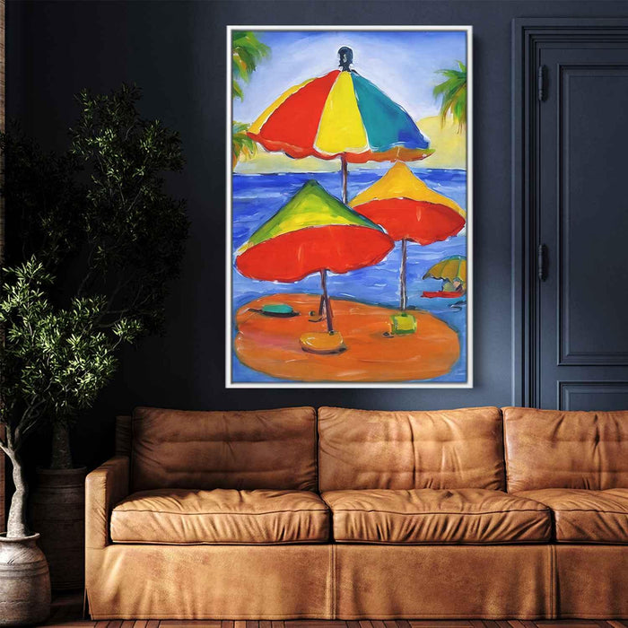 Abstract Beach Umbrellas #233 - Kanvah