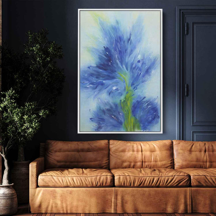 Blue Abstract Flower #226 - Kanvah