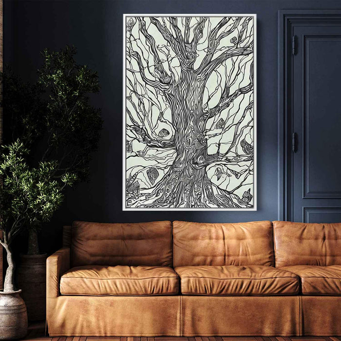 Line Art Tree #234 - Kanvah