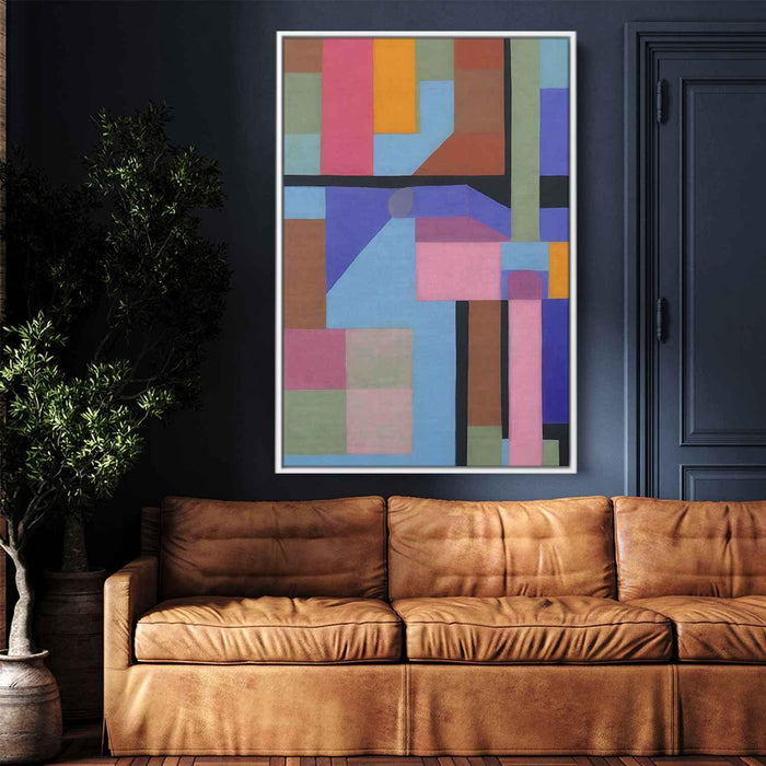 Pastel Bauhaus Squares #229 - Kanvah