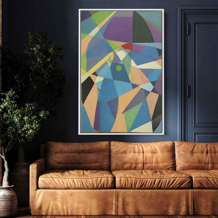 Pastel Bauhaus Triangles #209 - Kanvah