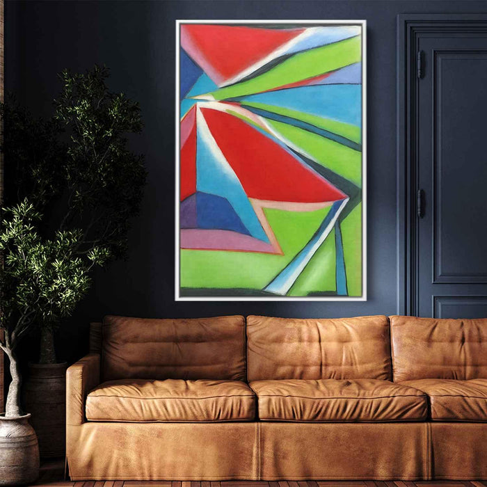 Pastel Bauhaus Triangles #231 - Kanvah