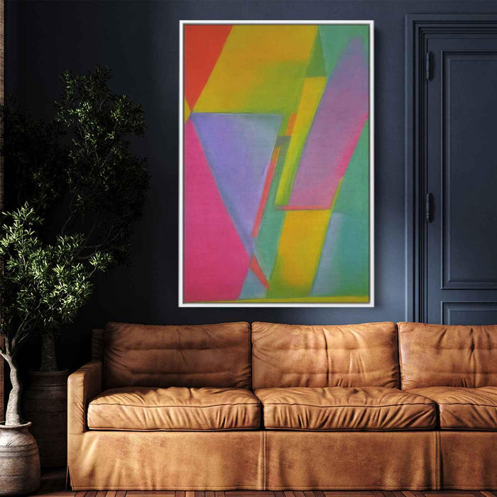 Pastel Bauhaus Triangles #234 - Kanvah