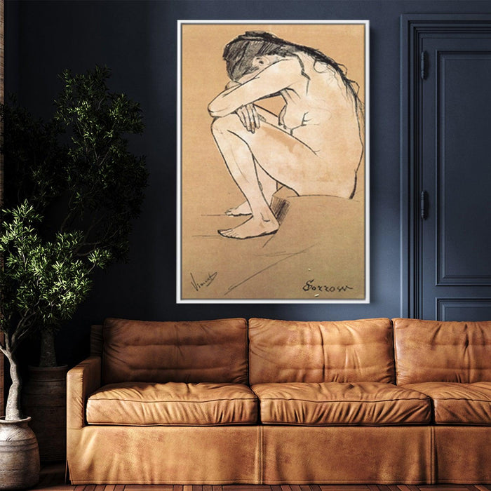 Sorrow by Vincent van Gogh - Canvas Artwork