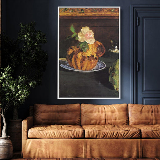 Still Life with Brioche by Edouard Manet - Canvas Artwork