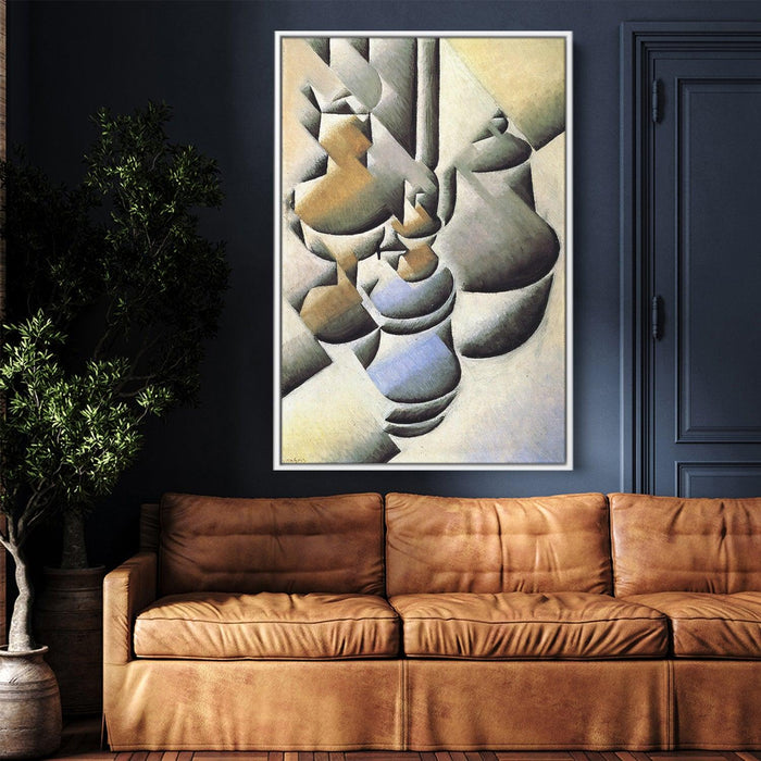 Still Life with Oil Lamp by Juan Gris - Canvas Artwork