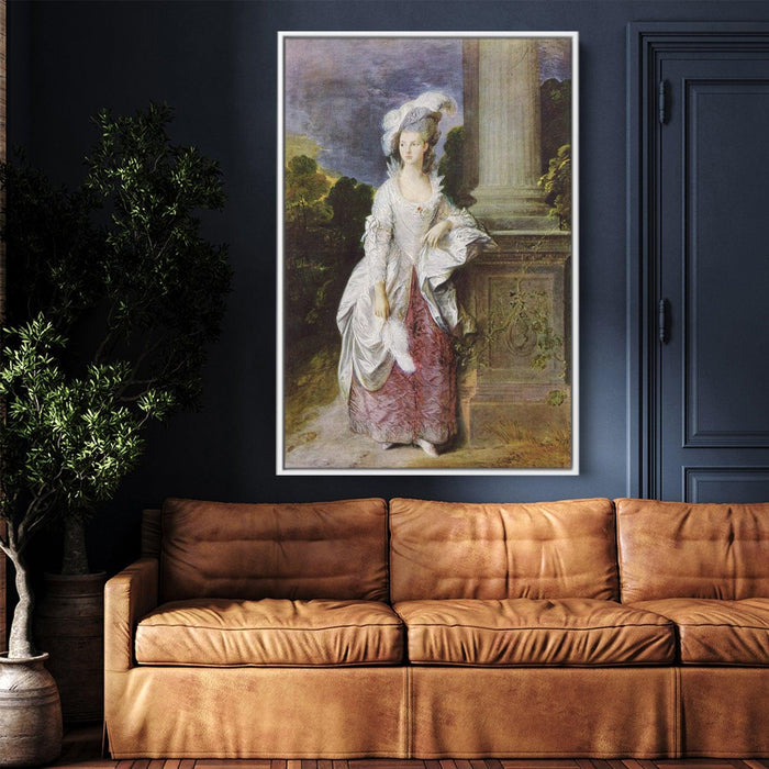 The Honorable Mrs. Graham by Thomas Gainsborough - Canvas Artwork