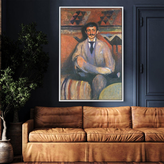 The Painter Jacob Bratland by Edvard Munch - Canvas Artwork