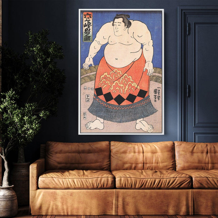 The sumo wrestler by Utagawa Kuniyoshi - Canvas Artwork