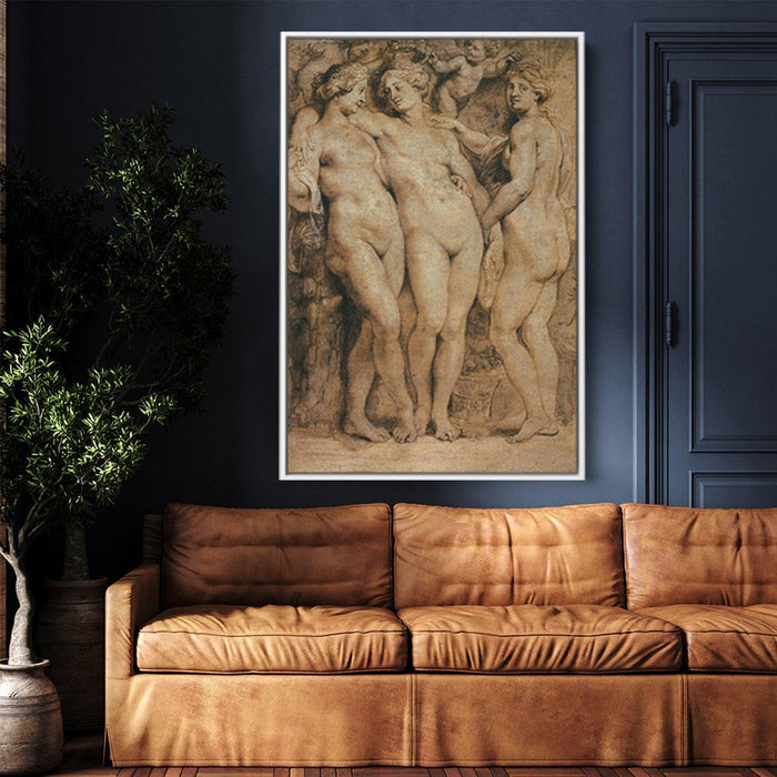 The Three Graces by Peter Paul Rubens - Canvas Artwork
