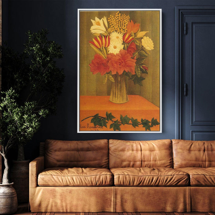 Vase of Flowers by Henri Rousseau - Canvas Artwork