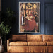 Virgin and Child Enthroned with two Musical Angels by Hans Memling - Canvas Artwork