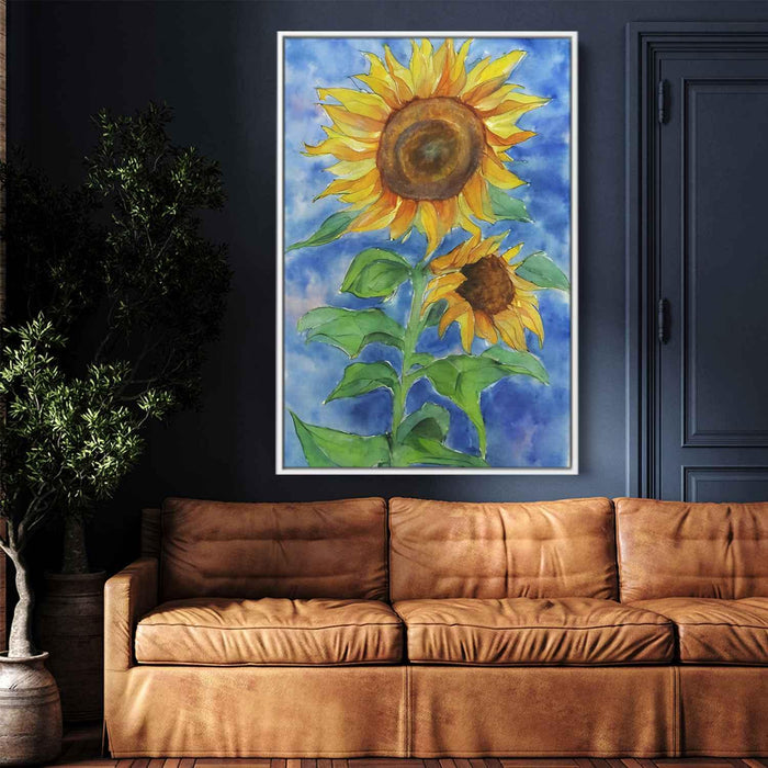 Watercolor Sunflower #207 - Kanvah