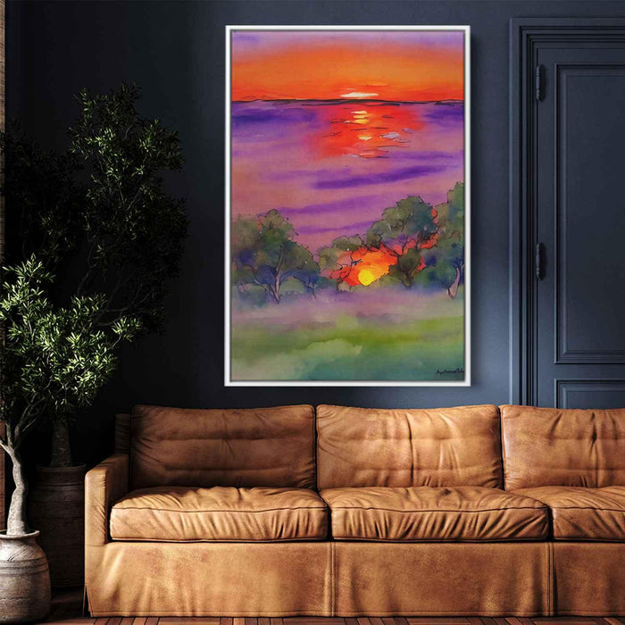 Watercolor Sunset #213 - Kanvah