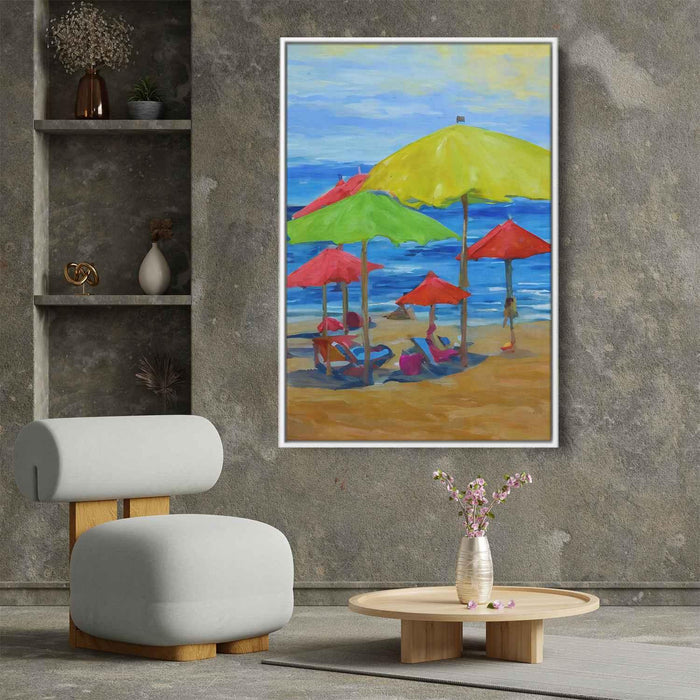 Abstract Beach Umbrellas #202 - Kanvah