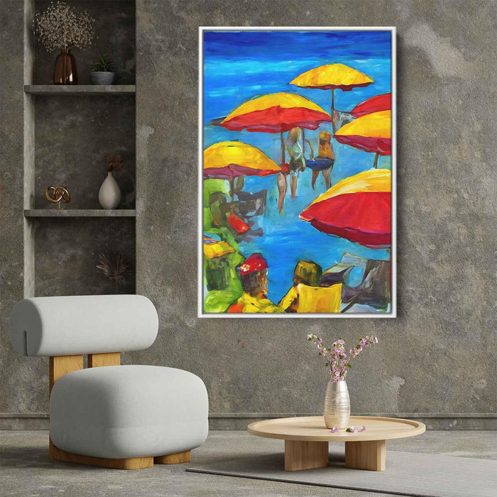 Abstract Beach Umbrellas #209 - Kanvah