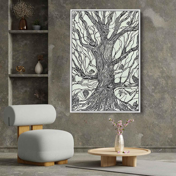 Line Art Tree #234 - Kanvah
