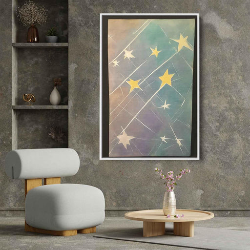 Pastel Bauhaus Stars #223 - Kanvah