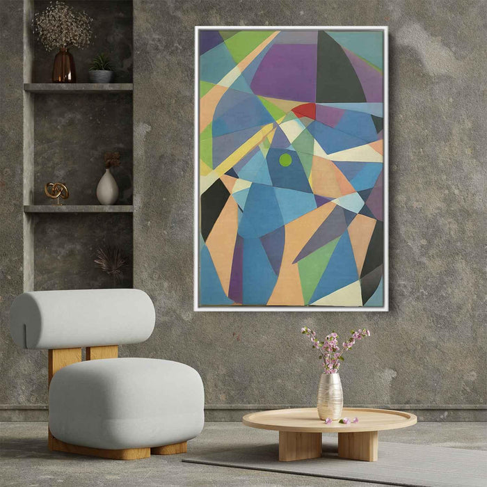 Pastel Bauhaus Triangles #209 - Kanvah