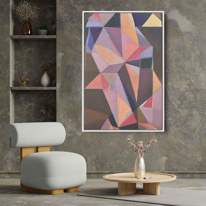 Pastel Bauhaus Triangles #220 - Kanvah