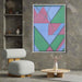 Pastel Bauhaus Triangles #223 - Kanvah