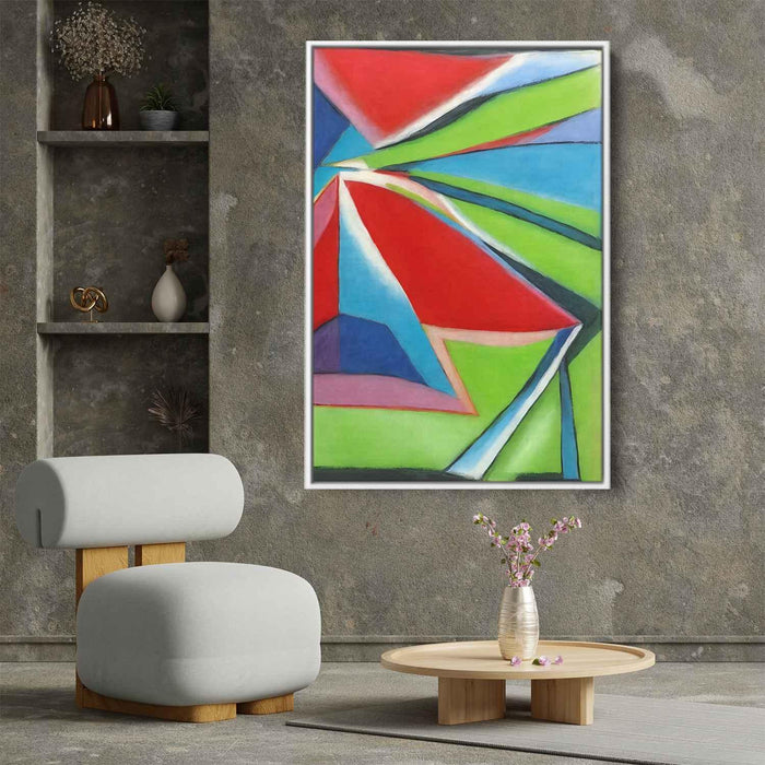 Pastel Bauhaus Triangles #231 - Kanvah