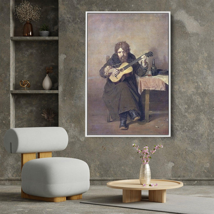 Solitary Guitarist by Vasily Perov - Canvas Artwork