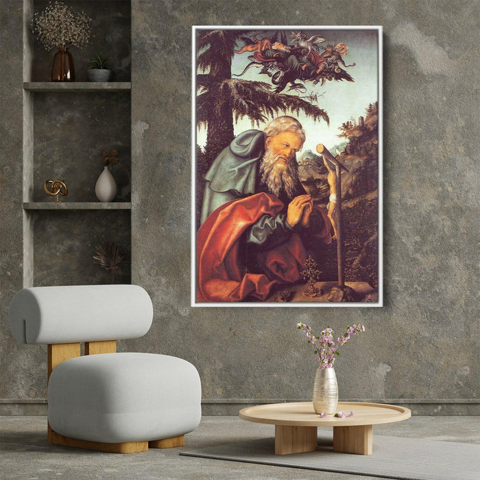 St. Anthony by Lucas Cranach the Elder - Canvas Artwork