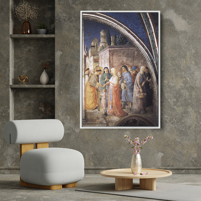 St. Stephen Distributing Alms by Fra Angelico - Canvas Artwork