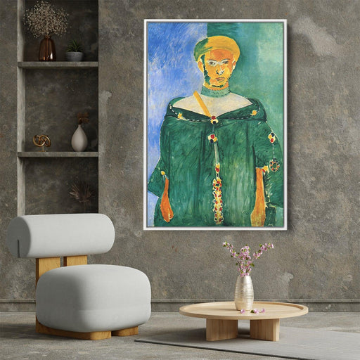 Standing Moroccan in Green (Standing Riffian) by Henri Matisse - Canvas Artwork