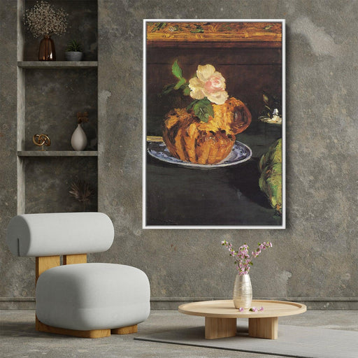 Still Life with Brioche by Edouard Manet - Canvas Artwork