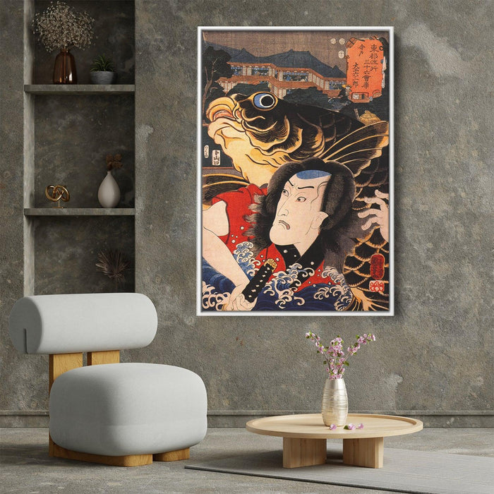 The actor by Utagawa Kuniyoshi - Canvas Artwork