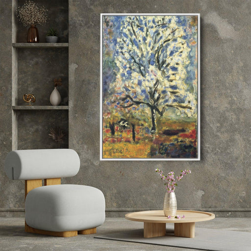 The almond tree in blossom by Pierre Bonnard - Canvas Artwork