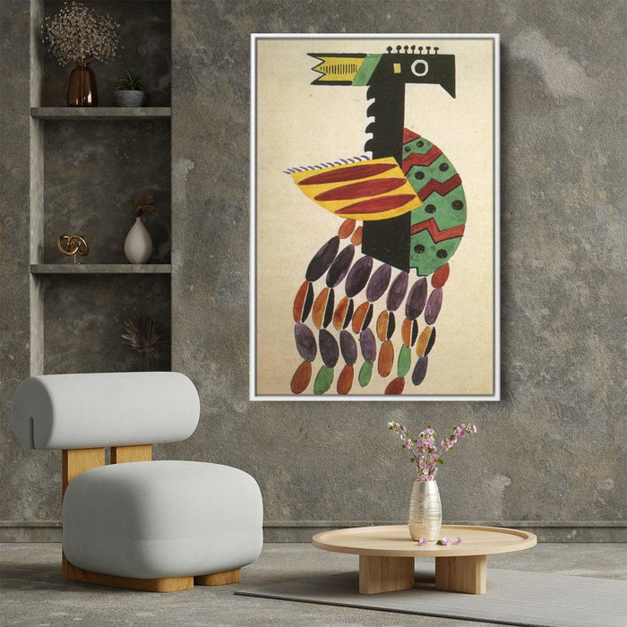 The Creation of the World Bird drawing of Costume by Fernand Leger - Canvas Artwork