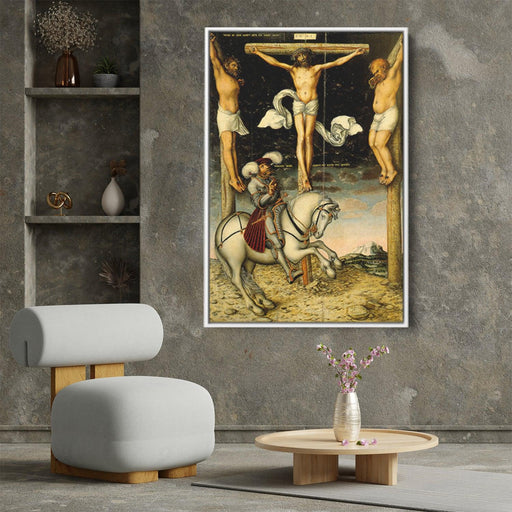 The Crucifixion with the Converted Centurion by Lucas Cranach the Elder - Canvas Artwork