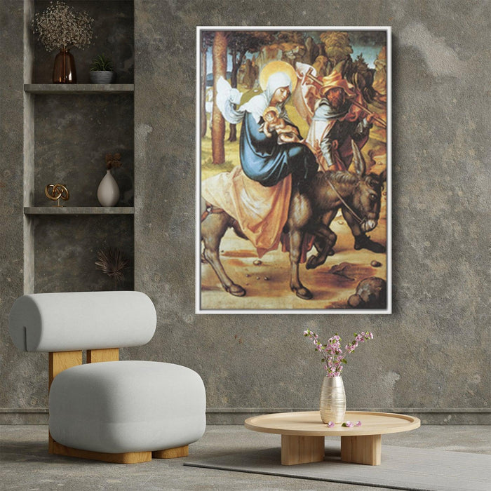 The flight to Egypt Softwood by Albrecht Durer - Canvas Artwork