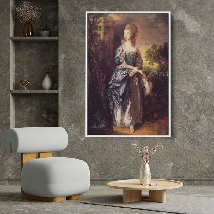 The Honourable Frances Duncombe by Thomas Gainsborough - Canvas Artwork