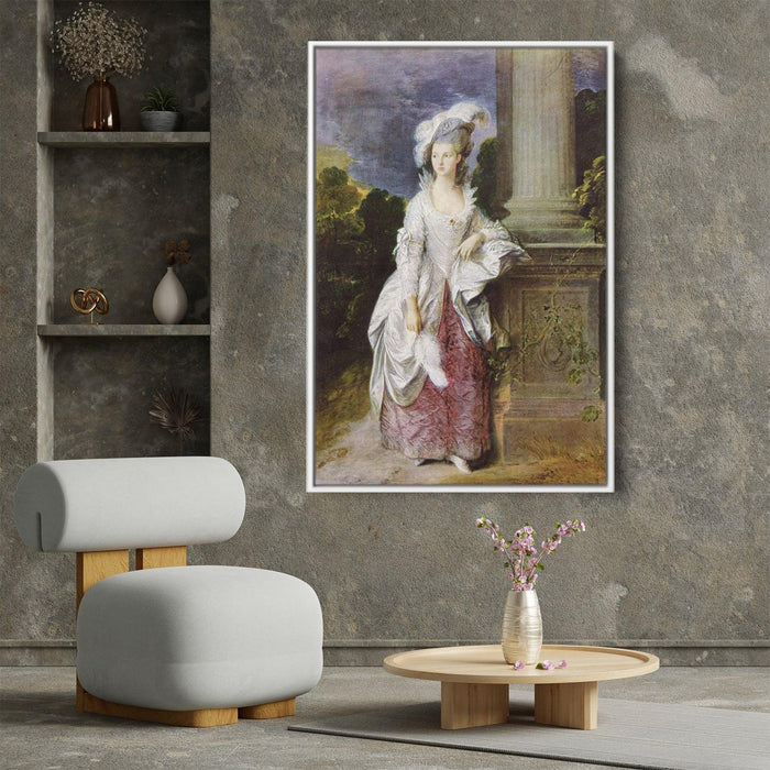 The Honorable Mrs. Graham by Thomas Gainsborough - Canvas Artwork