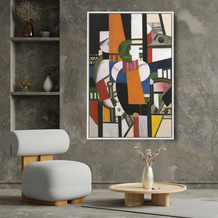 The Man with the cane by Fernand Leger - Canvas Artwork
