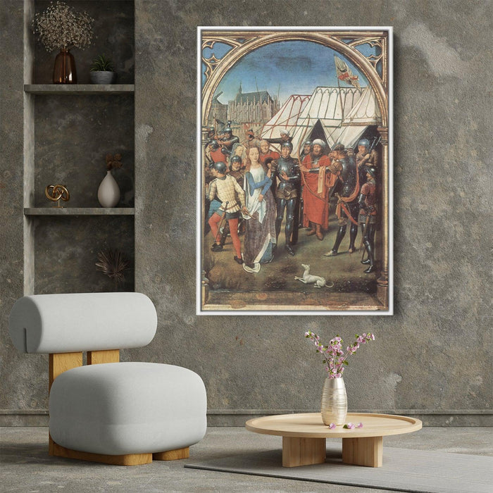 The Reliquary of St. Ursula by Hans Memling - Canvas Artwork