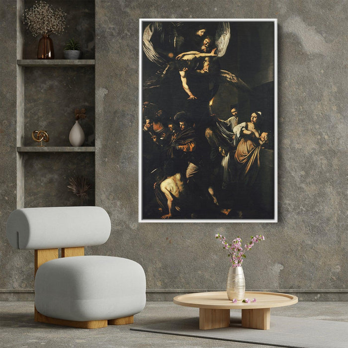 The Seven Works of Mercy by Caravaggio - Canvas Artwork