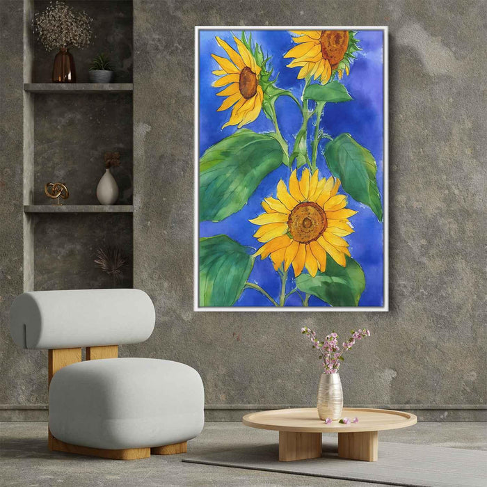 Watercolor Sunflower #202 - Kanvah