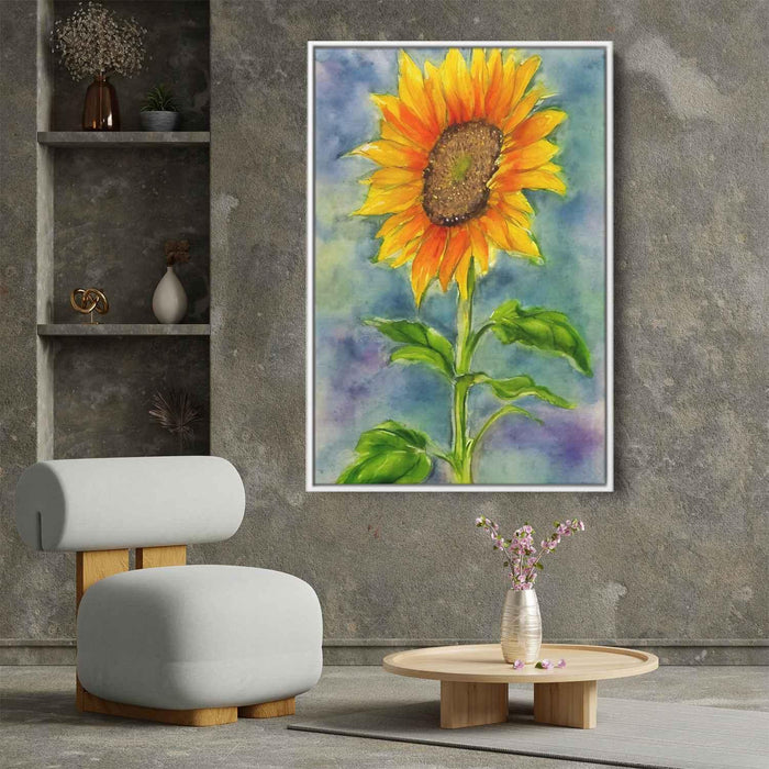 Watercolor Sunflower #209 - Kanvah